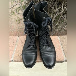 Steve Madden Troopa leather boots